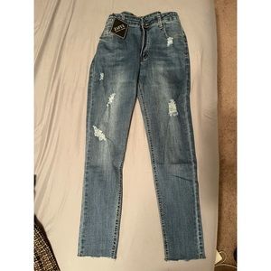 Ripped Ankle Skinny Jeans ZAFUL NEW cute ripped jeans